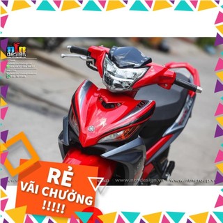 Tem rời dán xe exciter 135 mẫu zin số 10 xám đen đỏ