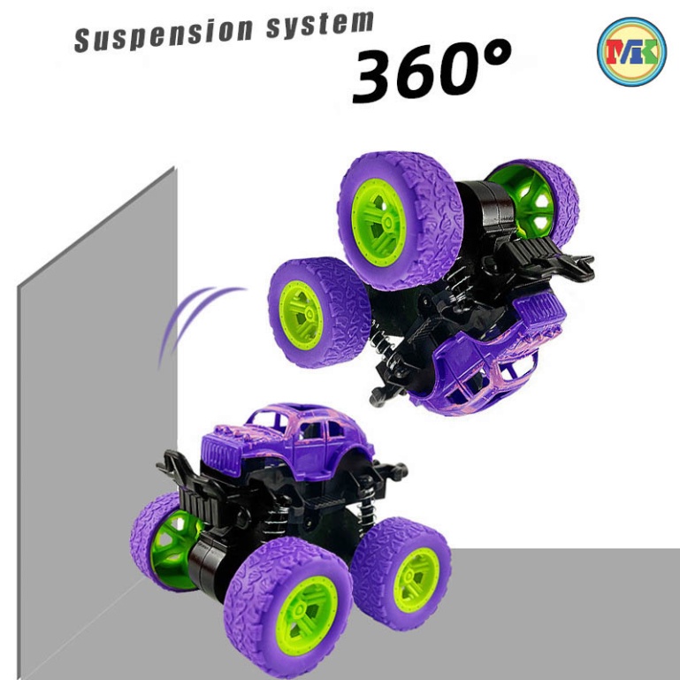 Xe Ô Tô Đồ Chơi Địa Hình – Xe Ô Tô Chạy Đà Quán Tính Giảm Xóc 4 Bánh - Xoay 360 Độ 2 Cầu – An Toàn Cho Bé