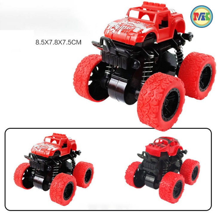 Xe Ô Tô Đồ Chơi Địa Hình – Xe Ô Tô Chạy Đà Quán Tính Giảm Xóc 4 Bánh - Xoay 360 Độ 2 Cầu – An Toàn Cho Bé