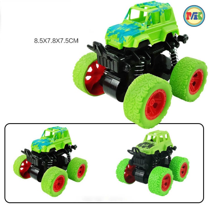 Xe Ô Tô Đồ Chơi Địa Hình – Xe Ô Tô Chạy Đà Quán Tính Giảm Xóc 4 Bánh - Xoay 360 Độ 2 Cầu – An Toàn Cho Bé