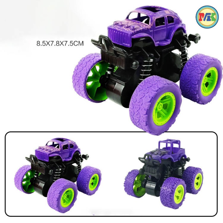 Xe Ô Tô Đồ Chơi Địa Hình – Xe Ô Tô Chạy Đà Quán Tính Giảm Xóc 4 Bánh - Xoay 360 Độ 2 Cầu – An Toàn Cho Bé