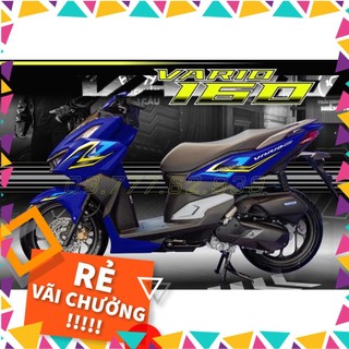 Tem rời Vario 160 xe xanh dương - mẫu xanh vàng