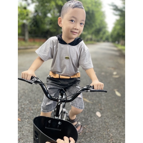 Set 2 Áo Thun Ngắn Tay Có Mũ Trùm Đầu Biến Hình Họa Tiết Siêu Nhân Marvel Cho Bé - Quà Tặng Sinh Nhật Halloween Cho Bé