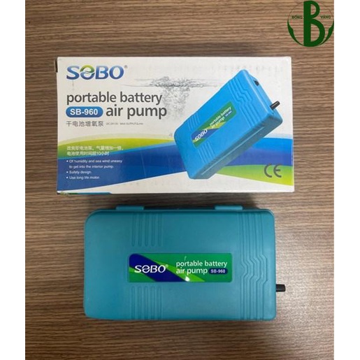 Máy sủi oxy chạy Pin Sobo SB-960