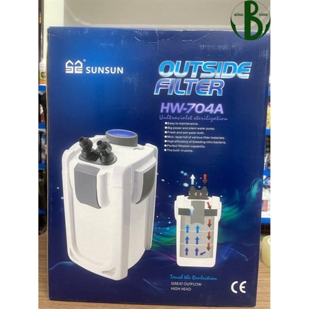 Máy lọc ngoài cho bể cá HW 704A