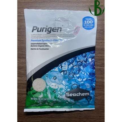 Vật liệu lọc Purigen seachem 100ml dạng túi