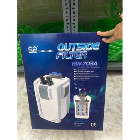 Máy lọc ngoài bể cá sunsun Hw 703A