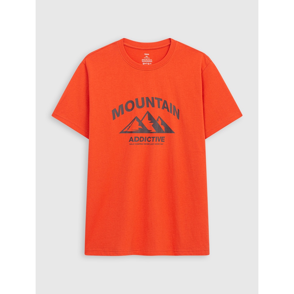 Áo phông nam CANIFA in hình 100% cotton, cổ tròn tay cộc 8TS23S021