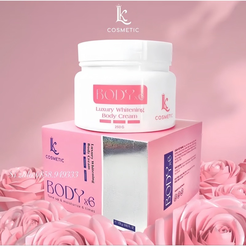 COMBO 2 kem body nâng cấp x6