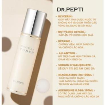 13. {Chính Hãng}  Nước Hoa Hồng Dưỡng Da Căng Bóng Toner Dr.Pepti Centella Giúp Se Lỗ Chân Lông 180ml. | BigBuy360 - bigbuy360.vn