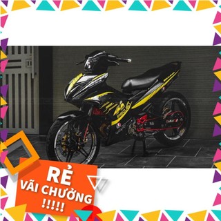 Tem rời exciter150 - mẫu mx king vàng đen