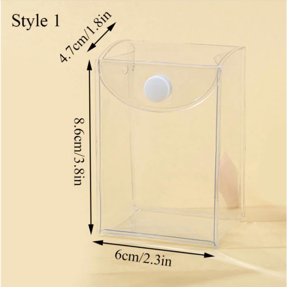 Túi PVC Trong Suốt Trưng Bày Mô Hình Art Toy/ Búp Bê