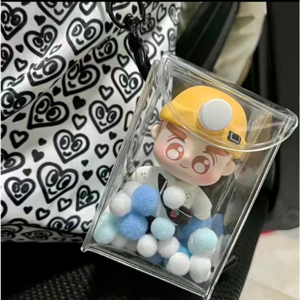 Túi PVC Trong Suốt Trưng Bày Mô Hình Art Toy/ Búp Bê