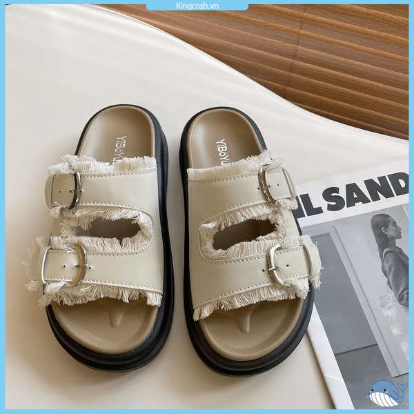 Giày Sandal Đế Dày Thoải Mái Thời Trang Mùa Thu