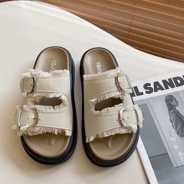 Giày Sandal Đế Dày Thoải Mái Thời Trang Mùa Thu