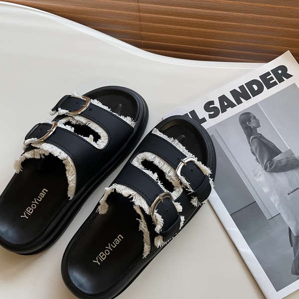 Giày Sandal Đế Dày Thoải Mái Thời Trang Mùa Thu