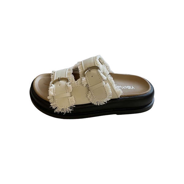 Giày Sandal Đế Dày Thoải Mái Thời Trang Mùa Thu
