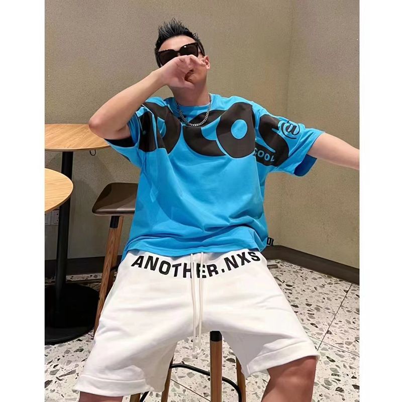 Thời Trang Set Áo Thun Ngắn Tay + Quần short Thể Thao Cho Nam