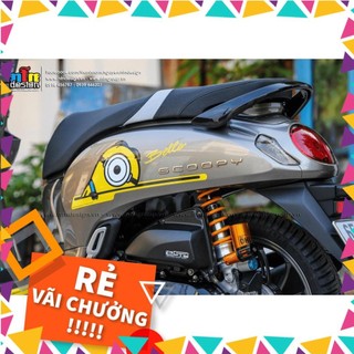 Tem rời Scoopy - Mẫu Minion vàng
