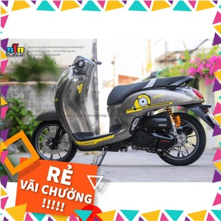 Tem rời Scoopy - Mẫu Minion vàng