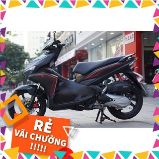 Tem rời dán xe air blade 2016 mẫu zin đỏ đen nhám