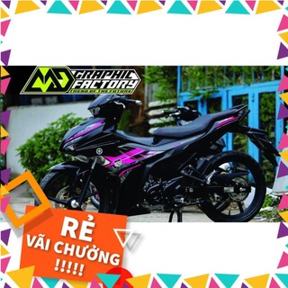 Tem rời exciter 155 - mẫu y16zr khói xám hồng