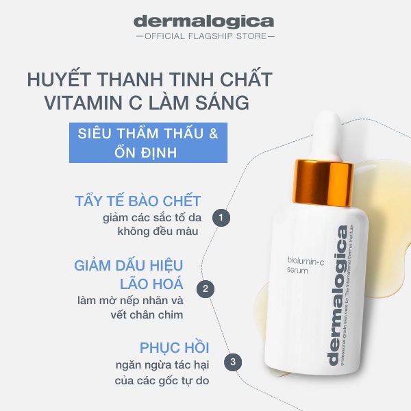 Tinh chất Dermalogica Biolumin-C Serum làm sáng và ổn định da 60ml