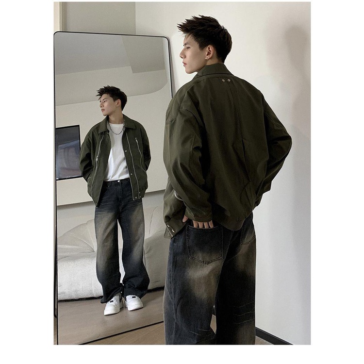 Áo Khoác Nhiều Túi Phong Cách hiphop Thời Trang Mùa Xuân Thu Dành Cho Nam