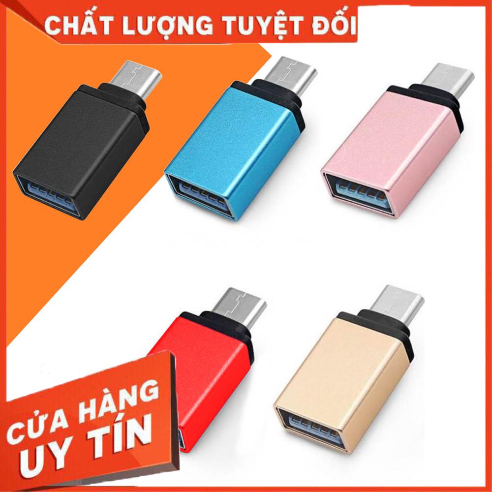 HCM- Đầu chuyển đổi USB type C sang cổng USB 3.0 - Type-C OTG Màu ngẫu nhiên