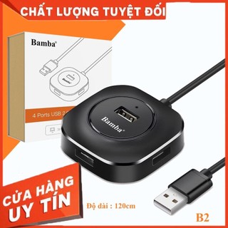 Hcm- bộ chia 4 cổng usb 2.0 bamba b2 - hub 4 port usb 2.0 bamba b2