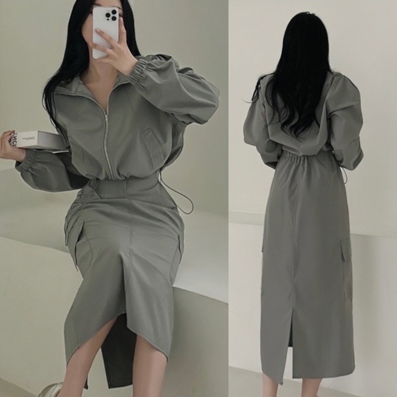 Bộ Gió Thể Thao Nữ Phong Cách Y2k