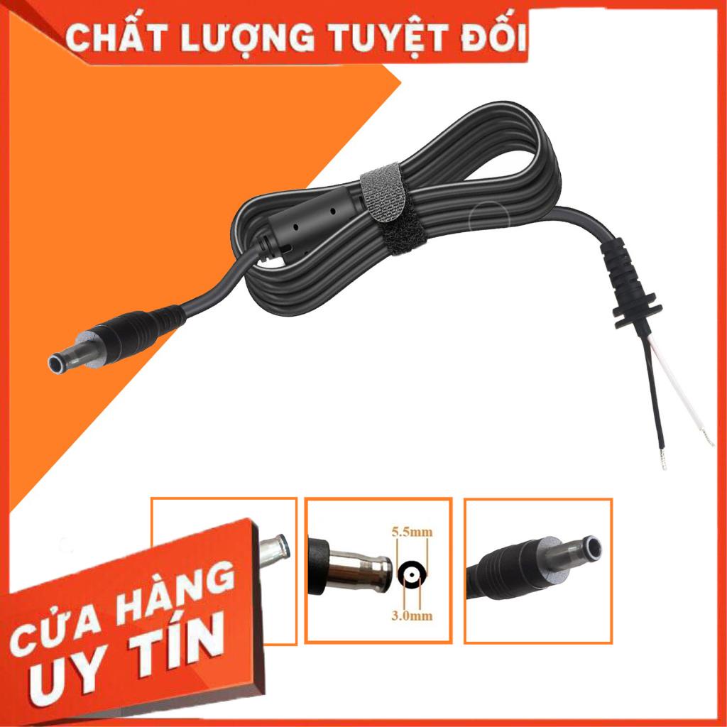 HCM- Dây nguồn đầu ra sạc laptop SAMSUNG 5.5mmx3.0mm