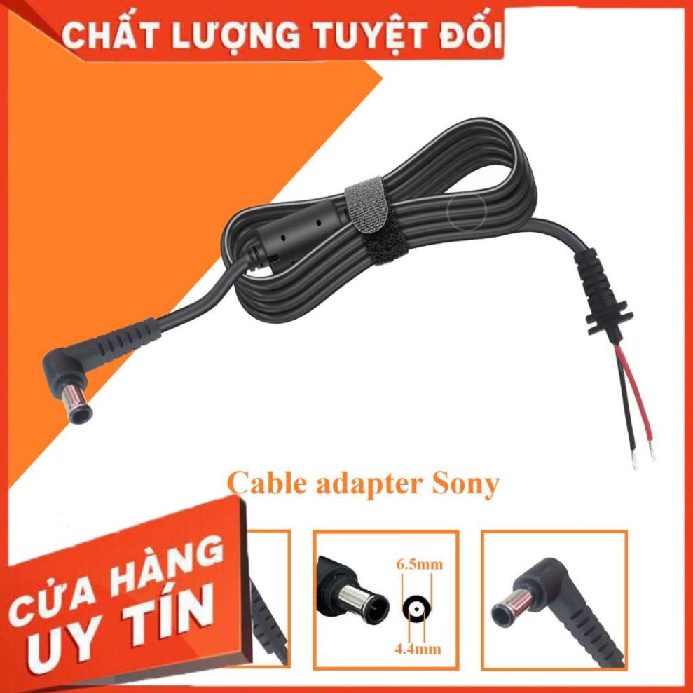 HCM- Dây nguồn đầu ra sạc laptop SONY VAIO 6.0mmx4.4mm