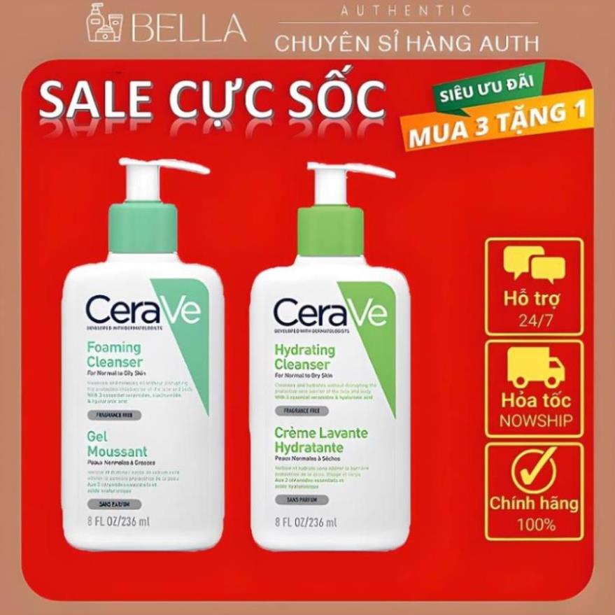 Sữa rửa mặt cerave 236ml