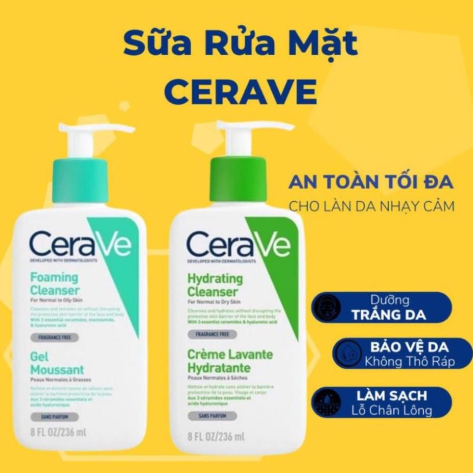 Sữa rửa mặt cerave 236ml