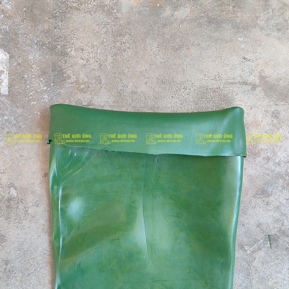 Ủng siêu dẽo, siêu nhẹ đi cấy, làm ruộng màu xanh rêu cho nam và nữ HOANGGIAPHAT cao 40cm