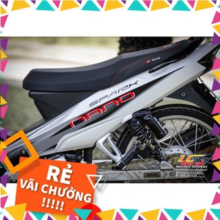 TEM RỜI mẫu Spark Nano đỏ đen cho Sirius trắng - không bay màu