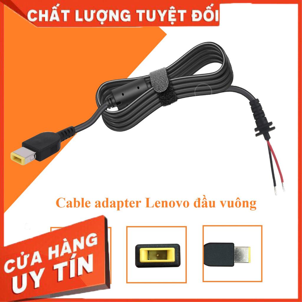 HCM- Dây nguồn đầu ra sạc laptop Lenovo Đầu Vuông