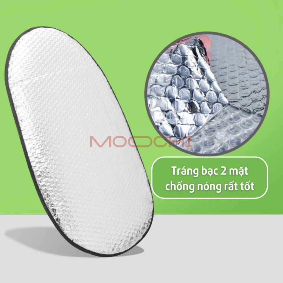 Tấm Che Yên Xe Máy Chống Nắng🍀FREESHIP🍀Miếng Che Chống Mưa 60 x 36Cm Tráng Bạc 2 Mặt Cao Cấp Siêu Dày