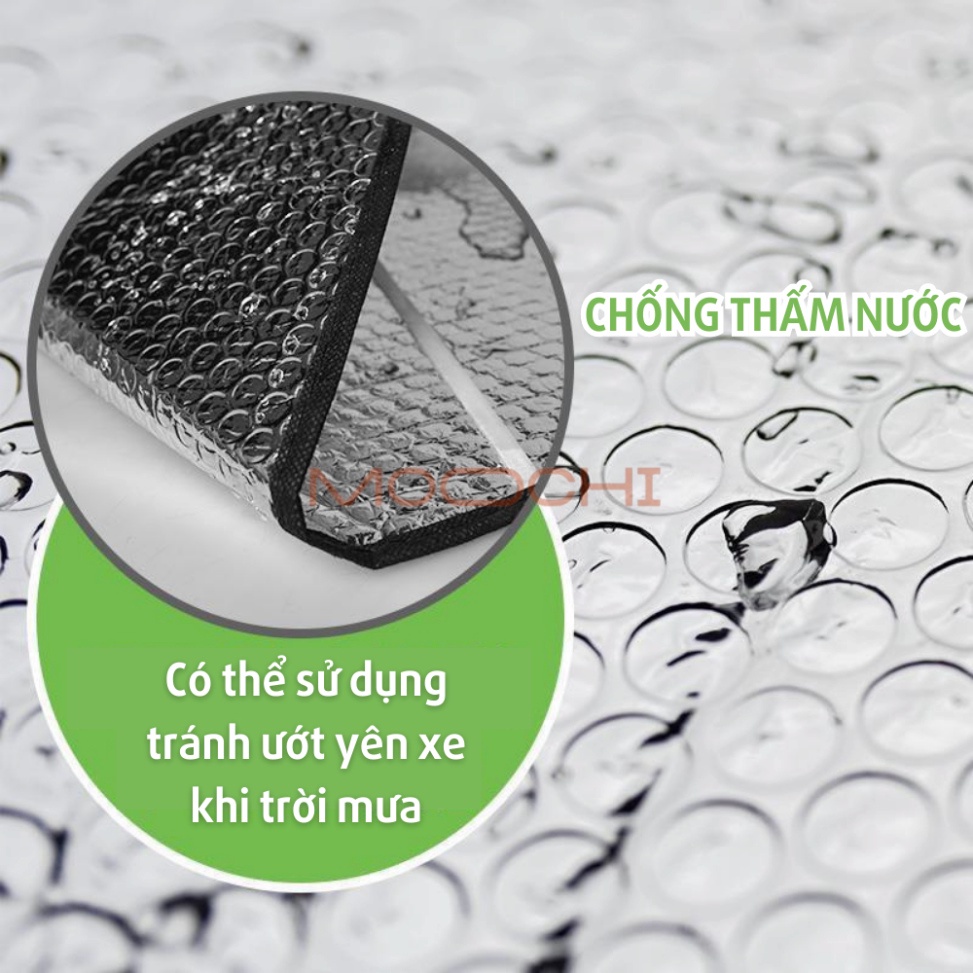 Tấm Che Yên Xe Máy Chống Nắng🍀FREESHIP🍀Miếng Che Chống Mưa 60 x 36Cm Tráng Bạc 2 Mặt Cao Cấp Siêu Dày