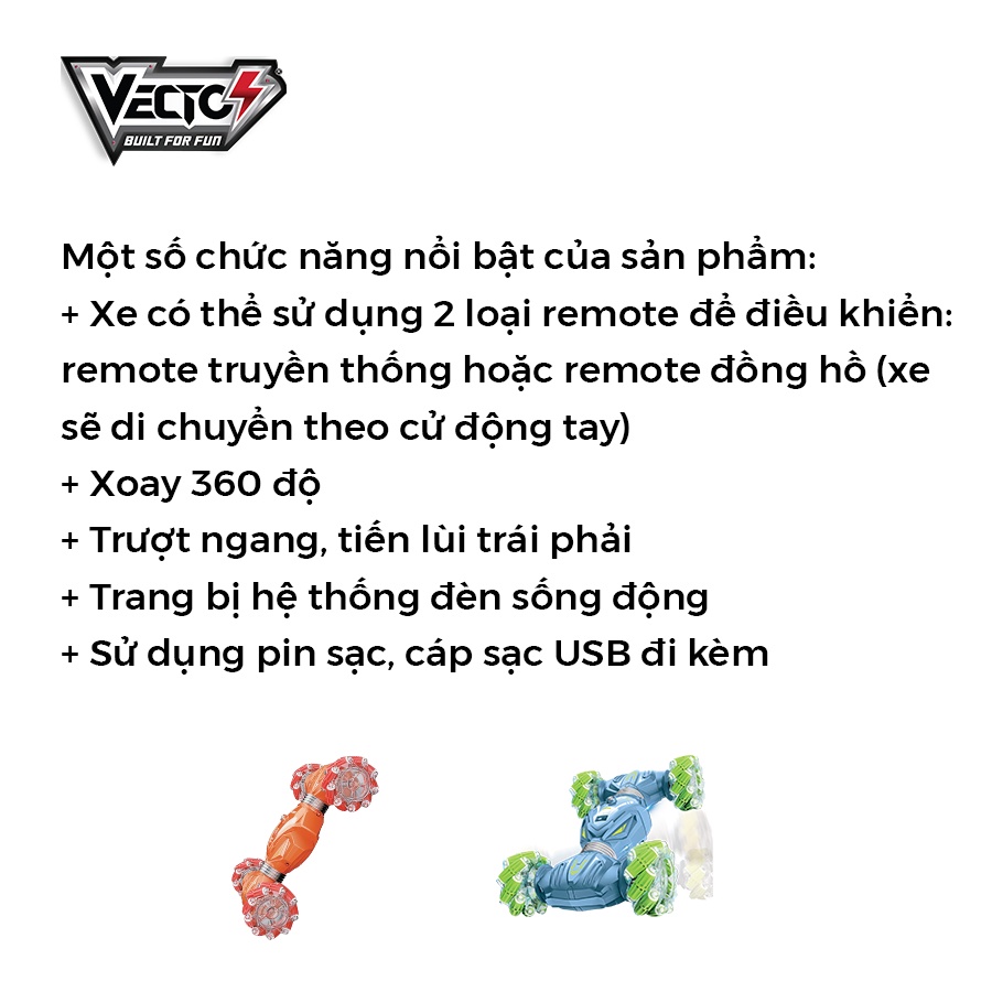 Đồ Chơi Siêu Xe Hammer 2 Remote Điều Khiển Từ Xa (Đỏ) VECTO VT9333/RD