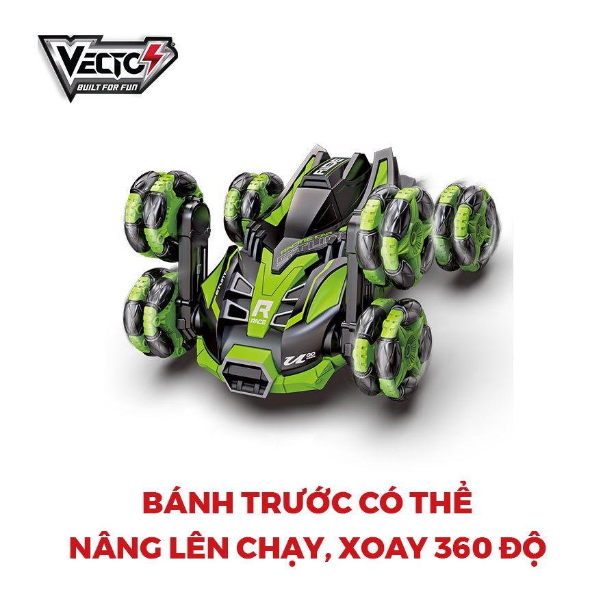 Đồ Chơi Siêu Xe Nhện Tinh 6 Bánh Điều Khiển Từ Xa  Vecto Vt955 VECTO VT955/GR