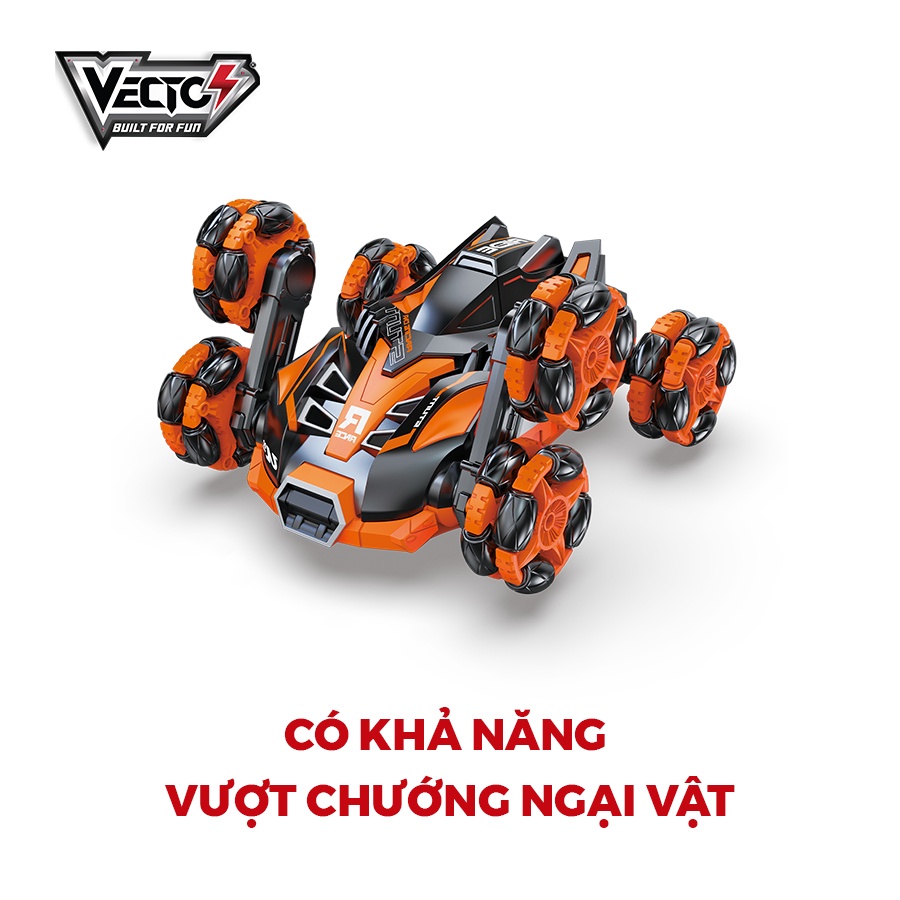 Đồ Chơi Siêu Xe Nhện Tinh 6 Bánh Điều Khiển Từ Xa (Cam) Vecto Vt955 VECTO VT955/OR