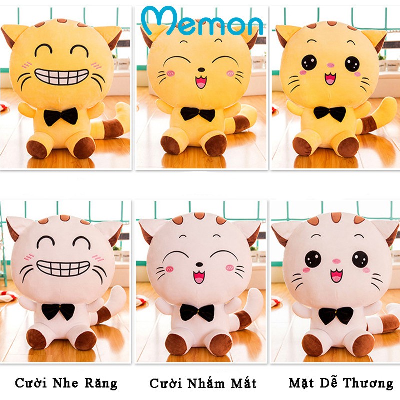 Gấu Bông, Gối ôm, thú nhồi bông Mèo Vàng Mishu, bông đàn hồi kháng khuẩn, vải Siêu Mịn Siêu Êm Dễ Thương.SANBEO.VN