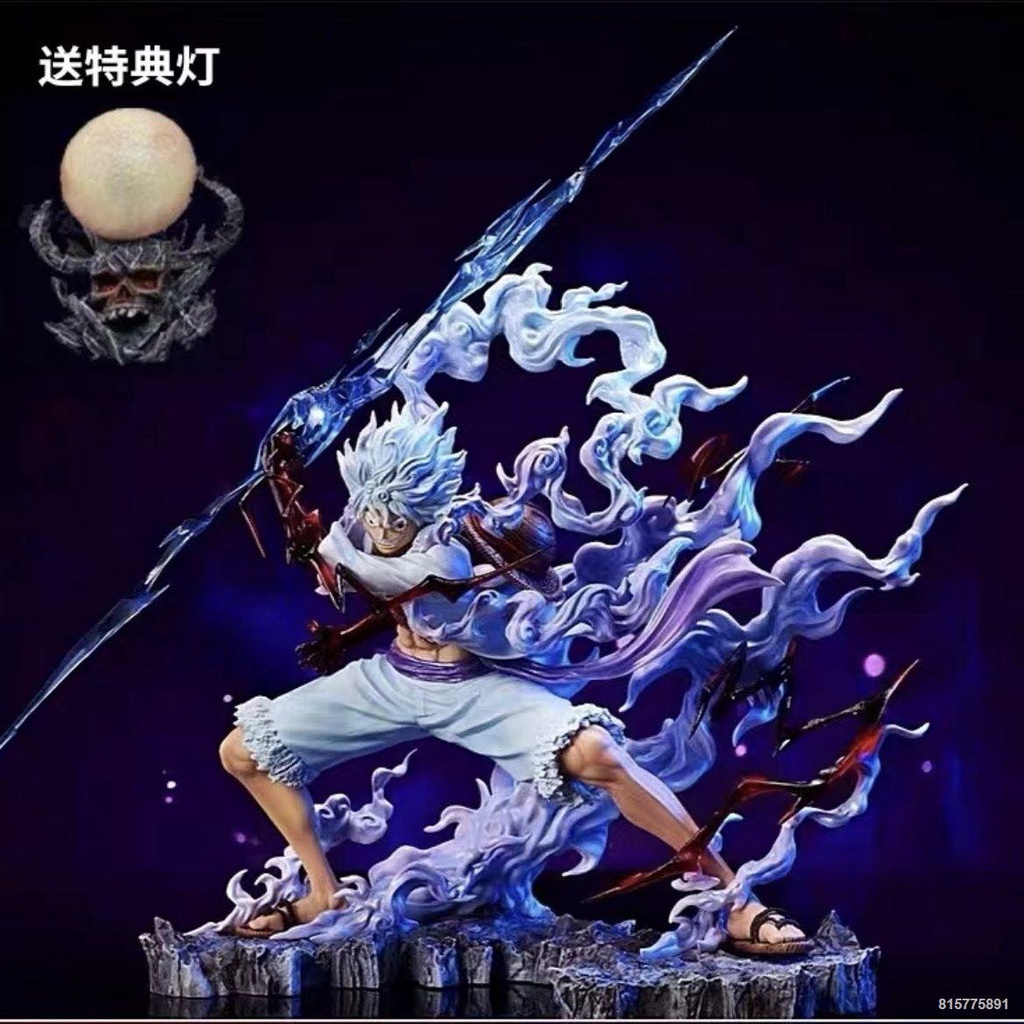 ☑One Piece 2023 Clenching Lightning Năm Bánh Răng Nika Luffy GK Anime Tượng Tay Mẫu Anime Thiết Bị Ngoại Vi