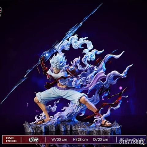 ☑One Piece 2023 Clenching Lightning Năm Bánh Răng Nika Luffy GK Anime Tượng Tay Mẫu Anime Thiết Bị Ngoại Vi