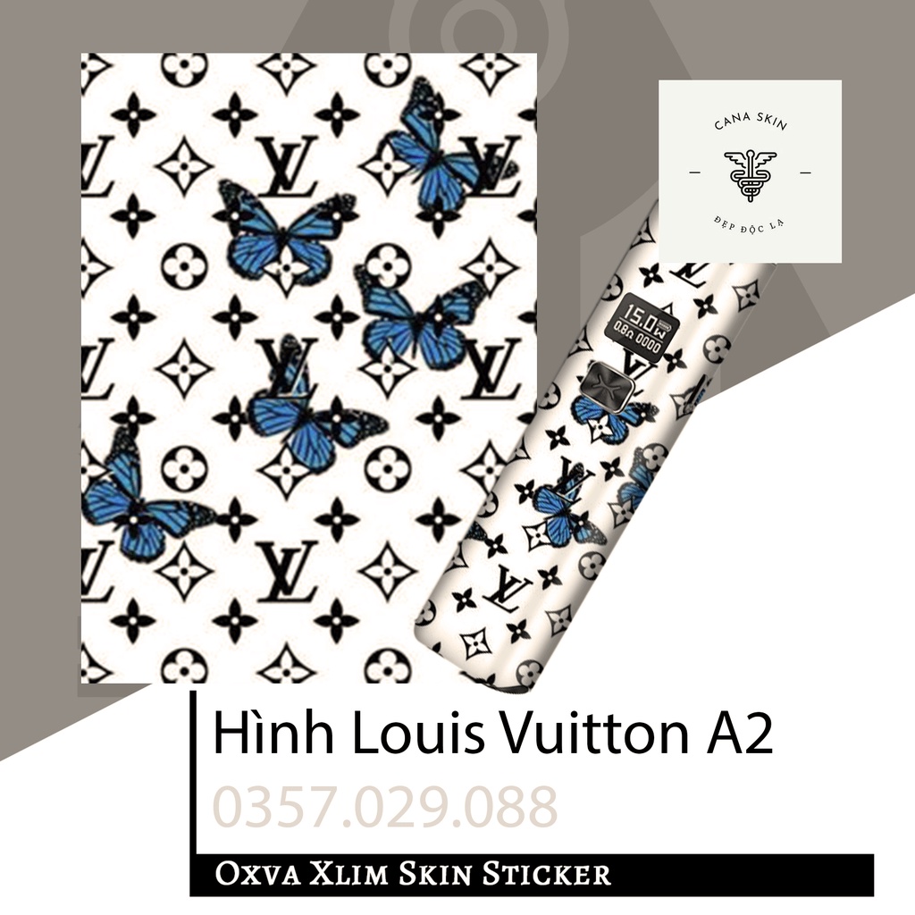 Miếng dán skin cana in hình Louis Vuitton A1 Xlim V1 / Xlim V2 / xlim SE / favostix / Xlim Pro / feelin...