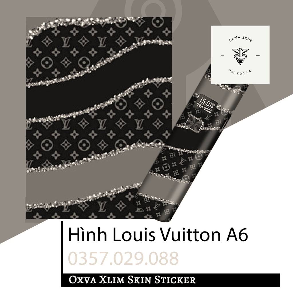 Miếng dán skin cana in hình Louis Vuitton A1 Xlim V1 / Xlim V2 / xlim SE / favostix / Xlim Pro / feelin...