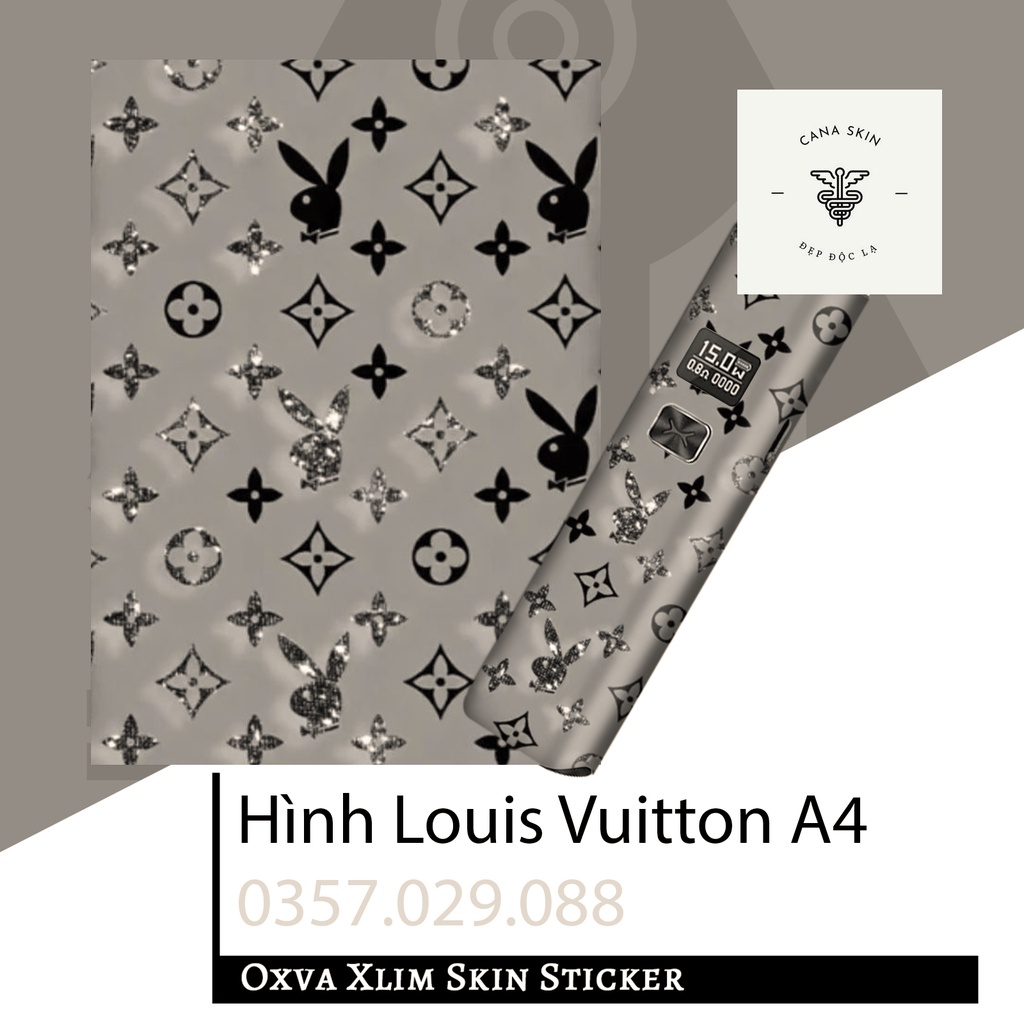 Miếng dán skin cana in hình Louis Vuitton A1 Xlim V1 / Xlim V2 / xlim SE / favostix / Xlim Pro / feelin...