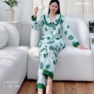 💐 ĐỒ BỘ PIJAMA (FULLSIZE L-3XL) MẶC NHÀ, SAU SINH LỤA 2 MẪU TAY NGẮN VÀ TAY DÀI💐